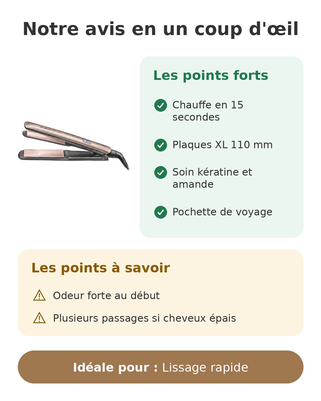 Notre avis en un coup d'œil sur Keratin Protect