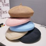 Beret-en-maille-de-coton-pour-femme-picture-1