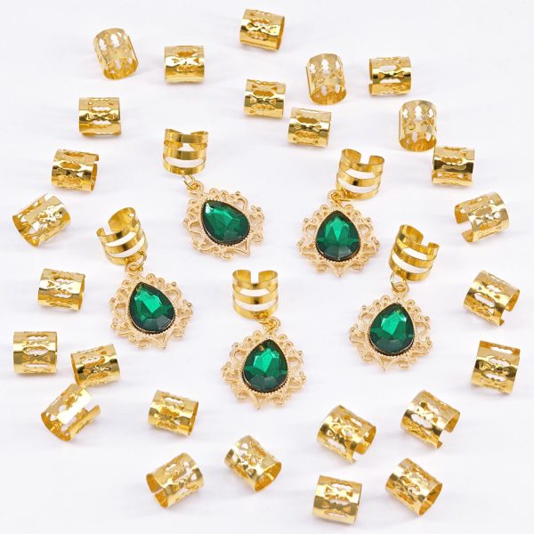 Bijoux cheveux bohème pour tresses
