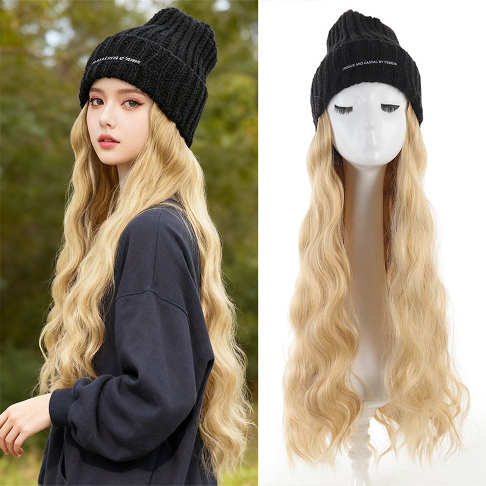 Bonnet-avec-cheveux-ondules-22-pouces-picture-1