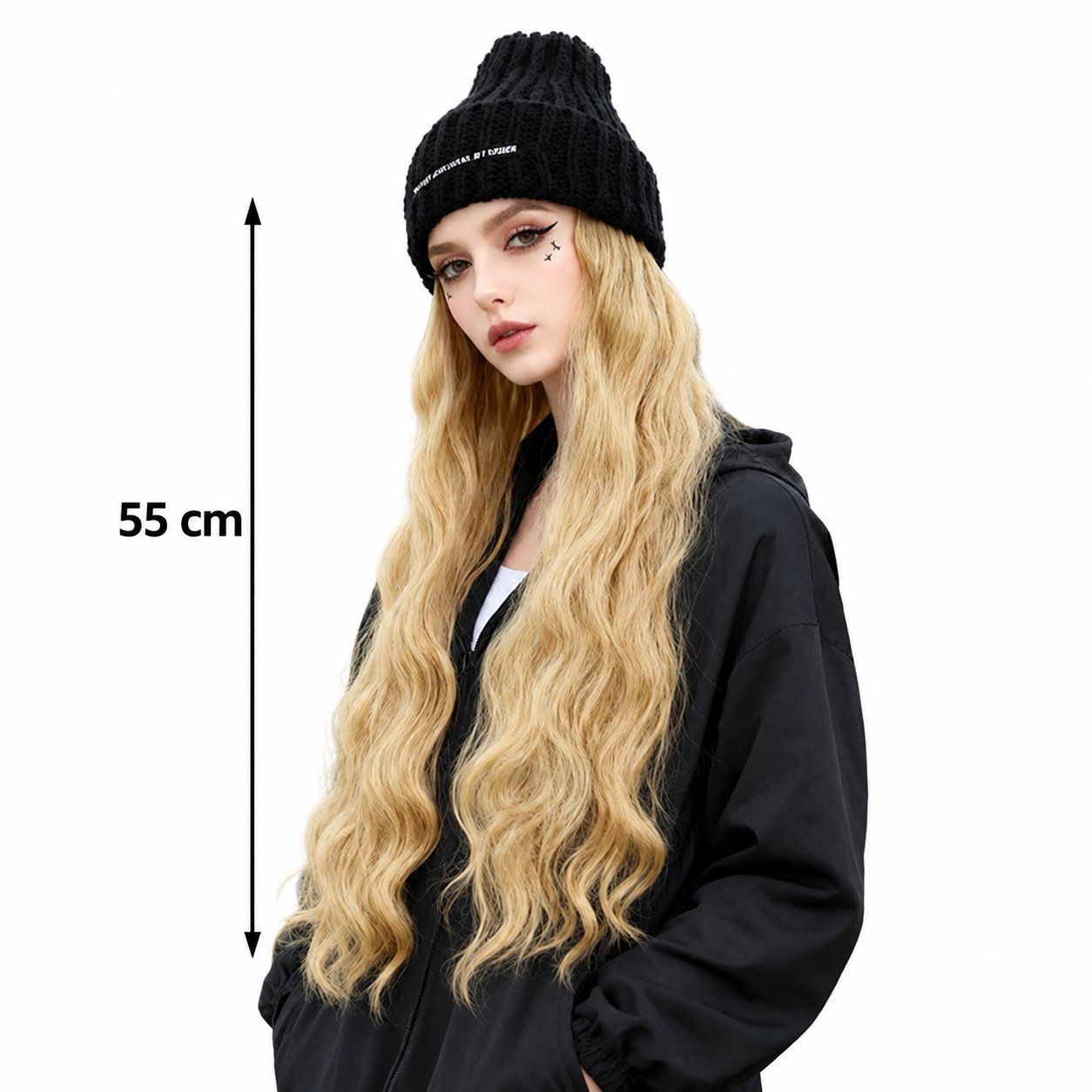 Bonnet-avec-cheveux-ondules-22-pouces-technique-3879
