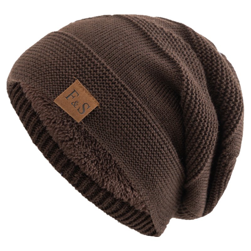 Bonnet-long-double-de-fausse-fourrure-picture-5