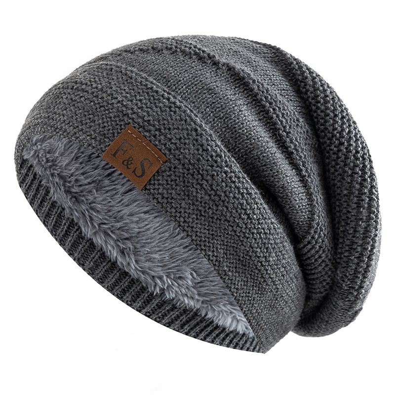 Bonnet-long-double-de-fausse-fourrure-picture-6