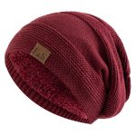 Bonnet-long-double-de-fausse-fourrure-picture-7