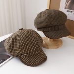 Casquette-gavroche-a-carreaux-pour-femme-picture-3