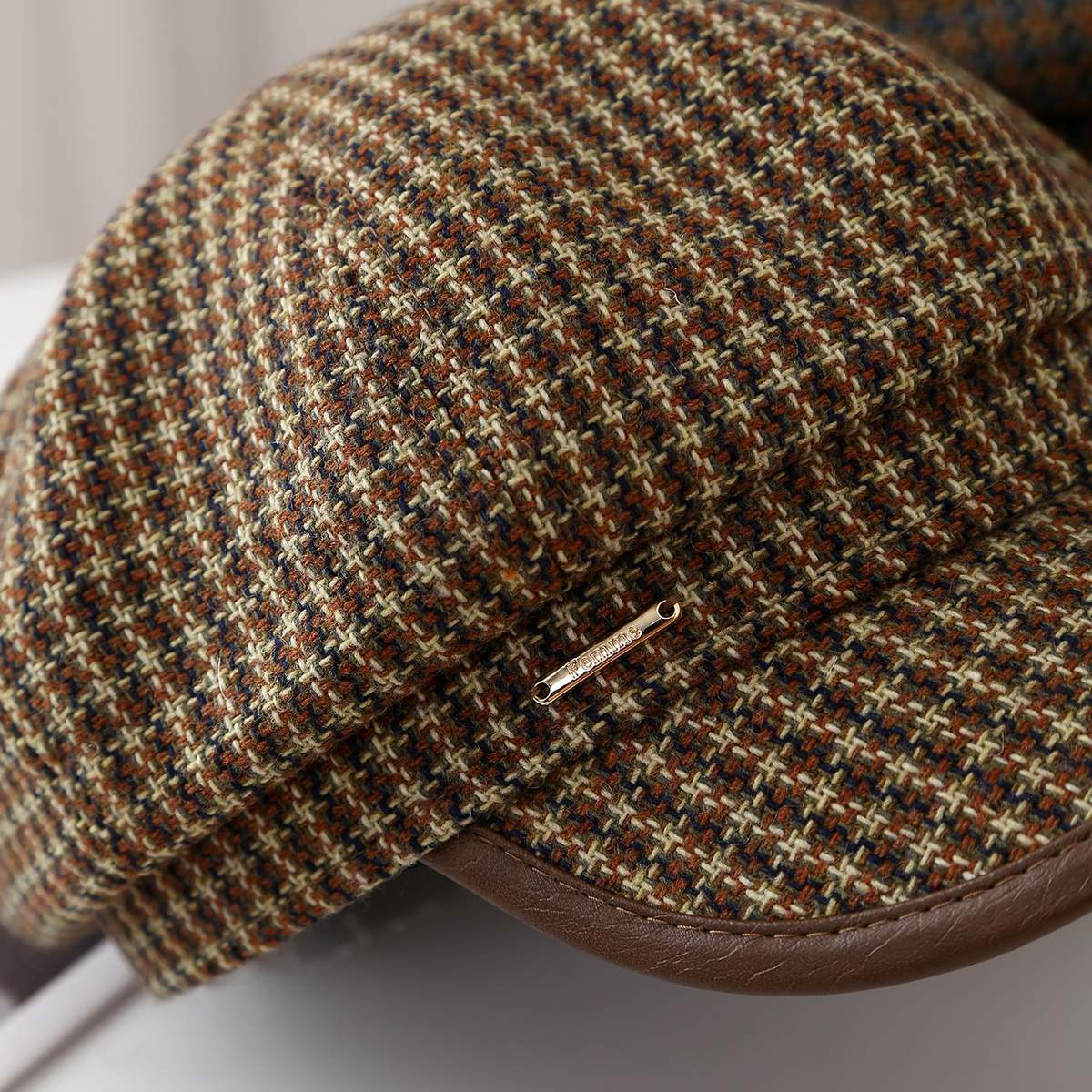 Casquette-gavroche-a-carreaux-pour-femme-picture-4