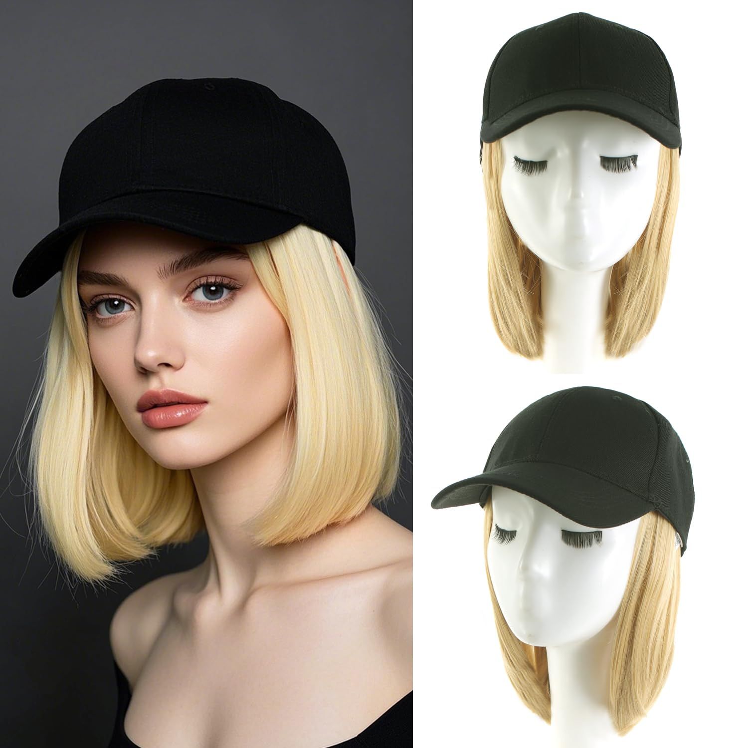 Casquette-perruque-carre-court-picture-3