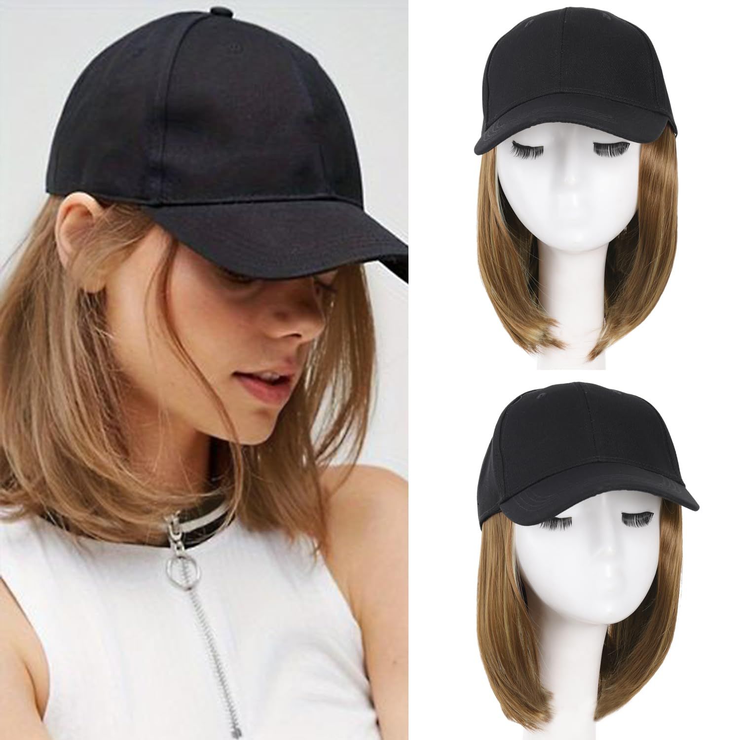 Casquette-perruque-carre-court-picture-4