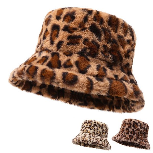 Chapeau bob en fausse fourrure