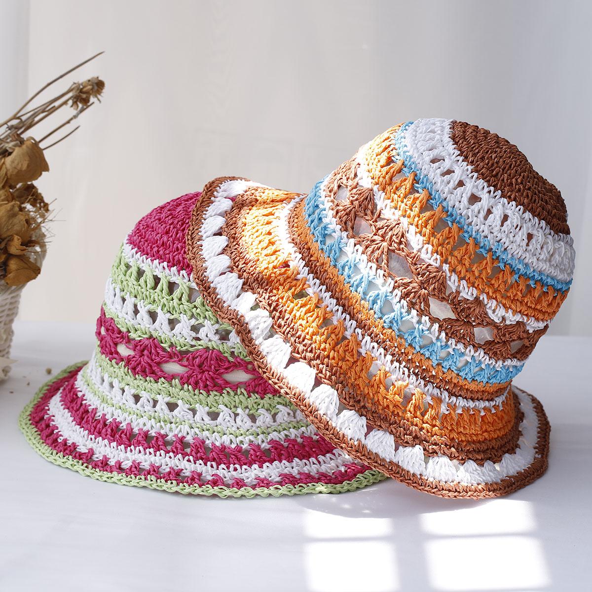 Chapeau-bob-paille-a-rayures-picture-2