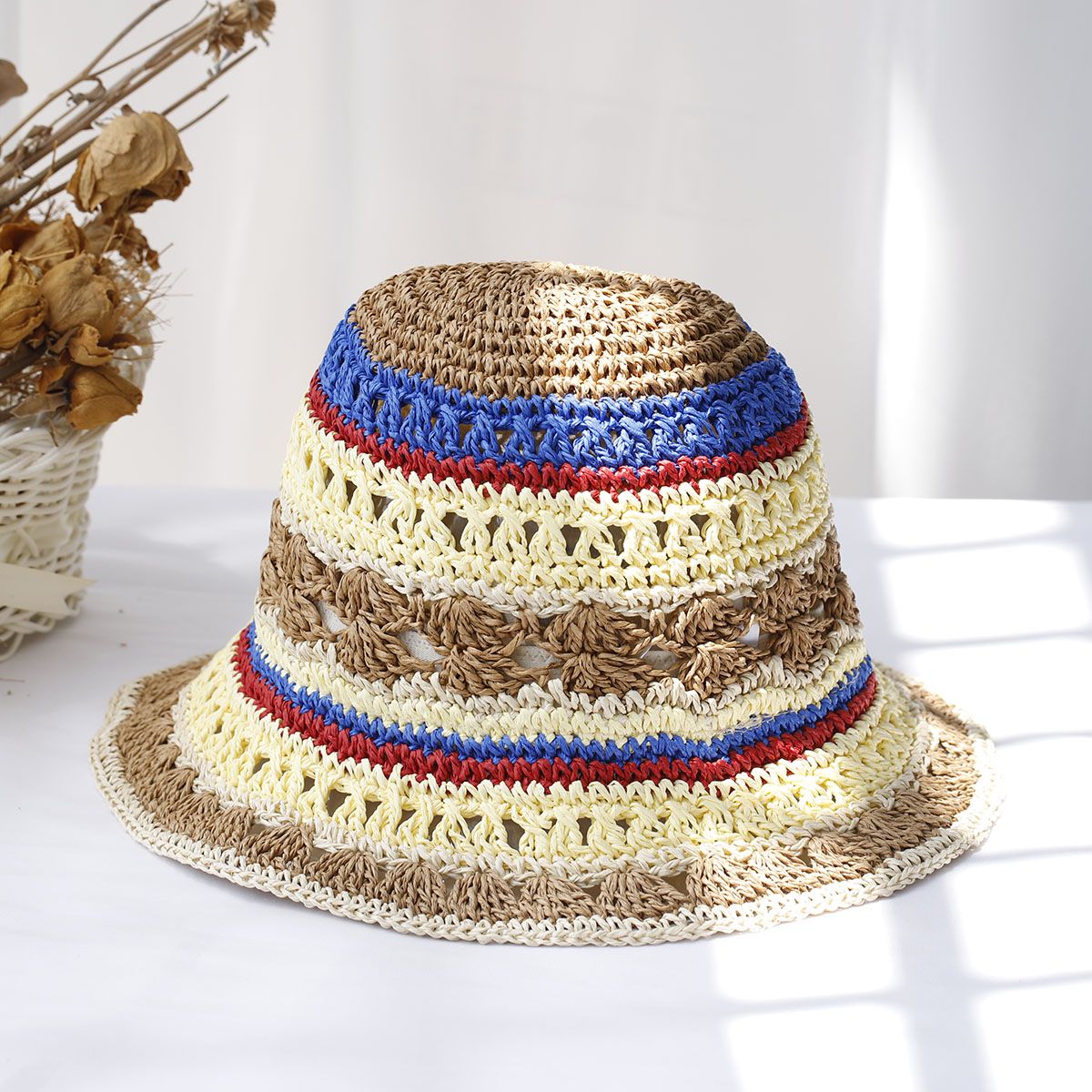 Chapeau-bob-paille-a-rayures-picture-9