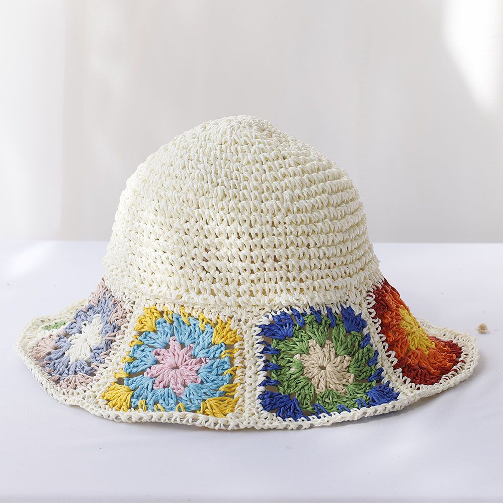 Chapeau-de-paille-a-carres-fleuris-picture-7