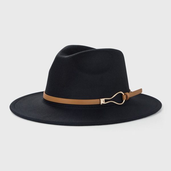 Chapeau fedora à large bord