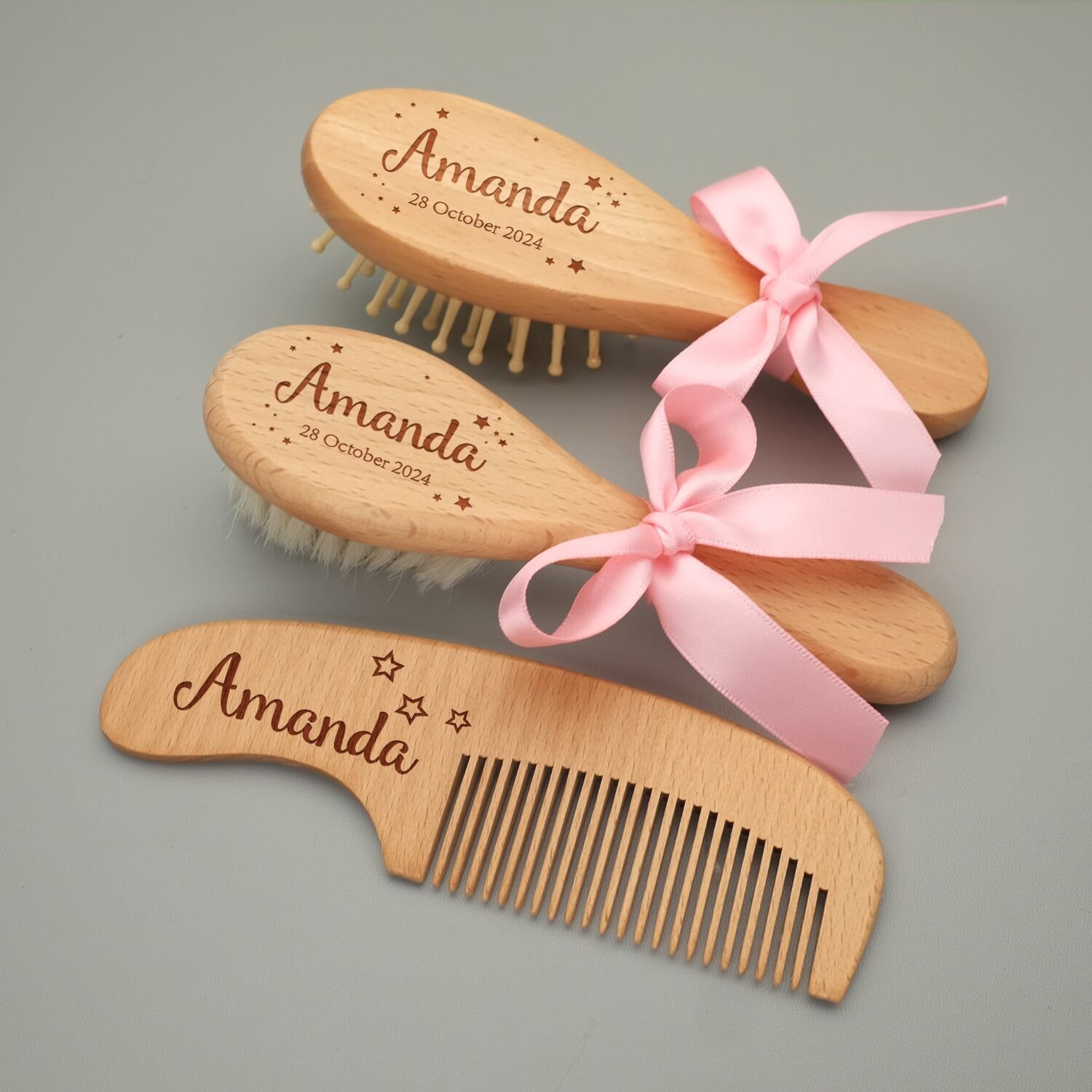 Coffret-brosse-et-peigne-bebe-en-bois-picture-5