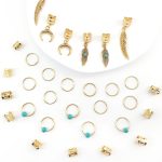 Lot-de-31-bijoux-de-cheveux-boheme-picture-1