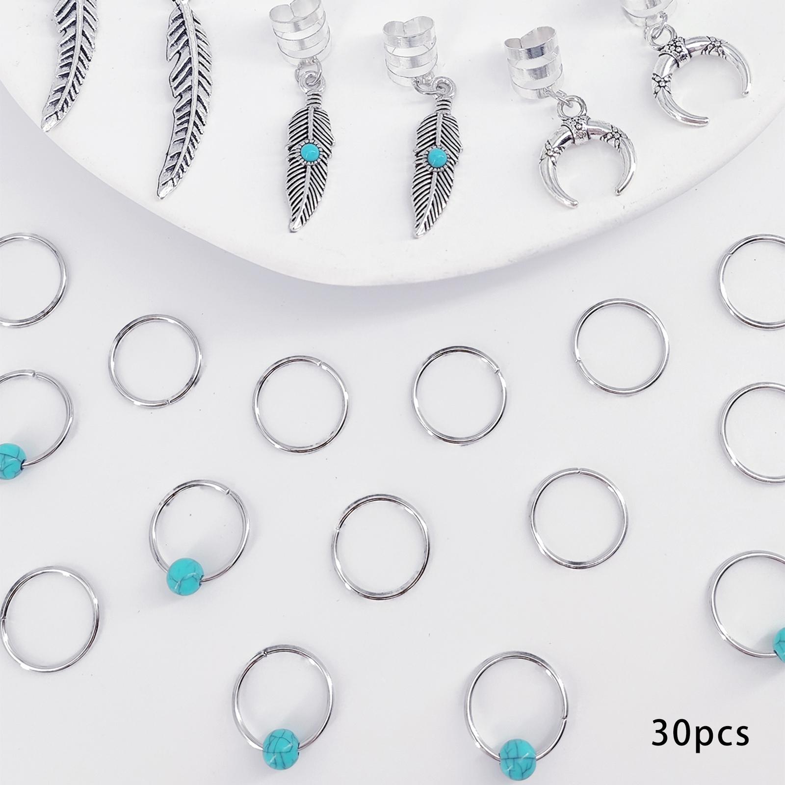Lot-de-31-bijoux-de-cheveux-boheme-picture-4