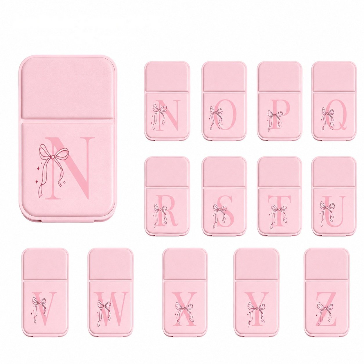 Miroir-pliable-rose-avec-initiale-picture-3-1