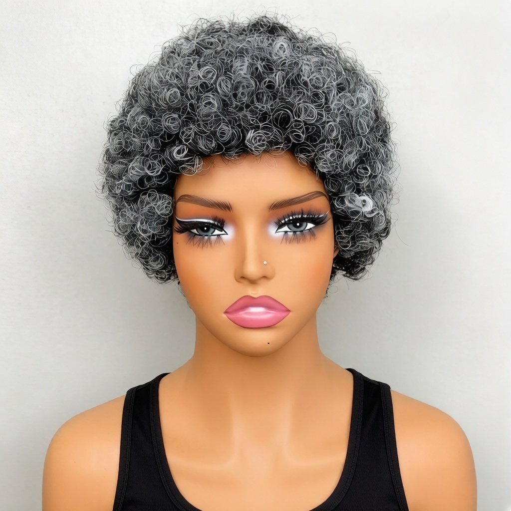 Perruque-grise-femme-en-cheveux-humains-picture-3