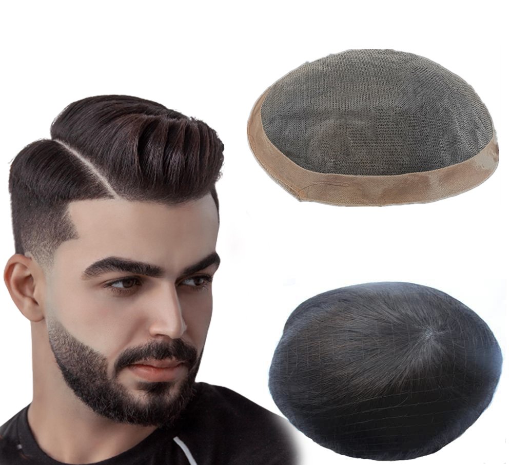 Toupet-pour-homme-en-cheveux-naturels-picture-2
