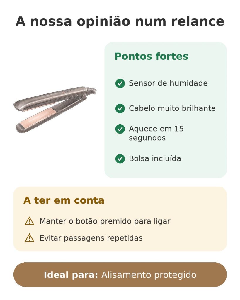 A nossa opinião num relance sobre a prancha de cabelo Remington Keratin Protect com sensor de humidade