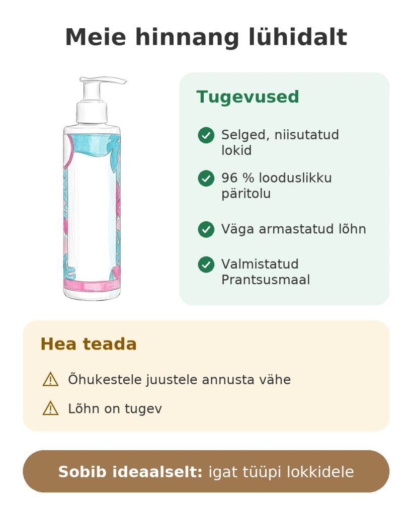 Acticurli leave-in Activilong 240 ml Meie hinnang lühidalt: Acticurl loputamata hooldus lokkidele, tugevused ja teada vääriv