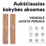 Neslystanti peruko juosta su reguliuojamu lipniuoju užsegimu