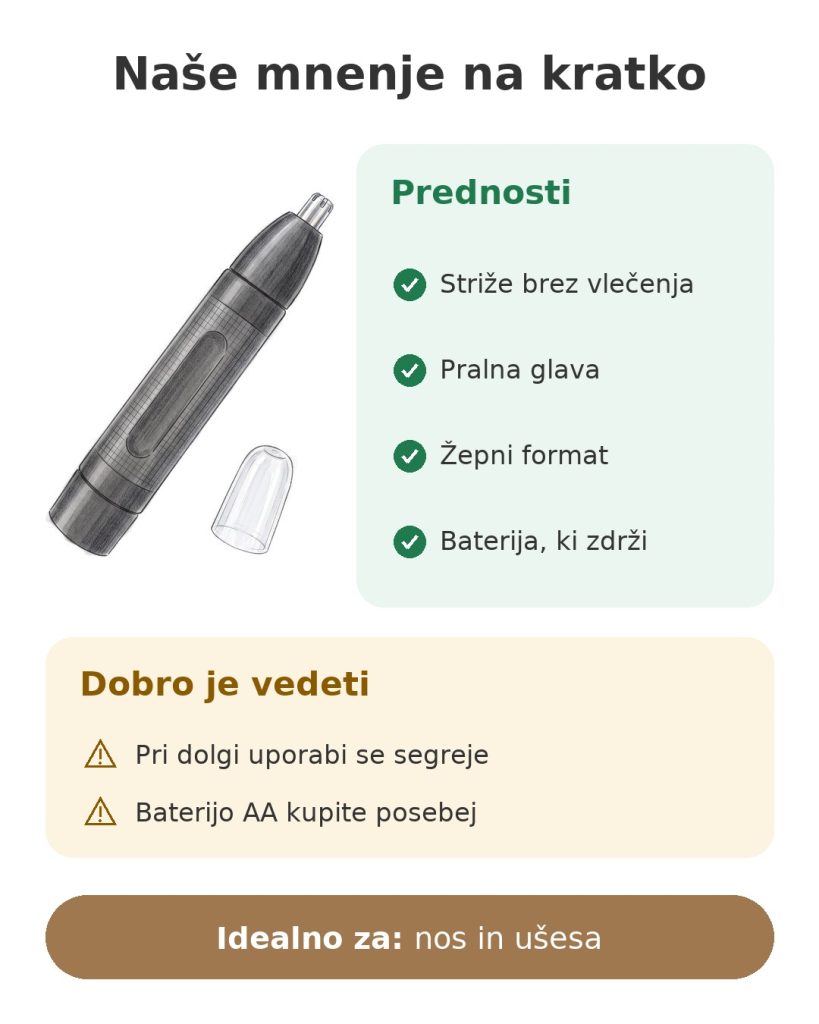 Naše mnenje na kratko o trimerju BaByliss za nos in ušesa: prednosti, na kaj paziti in idealna uporaba