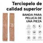 Cintillo antideslizante para peluca con velcro ajustable