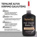 Tepamasis aliejus kirpimo mašinėlės peiliukams, 120 ml