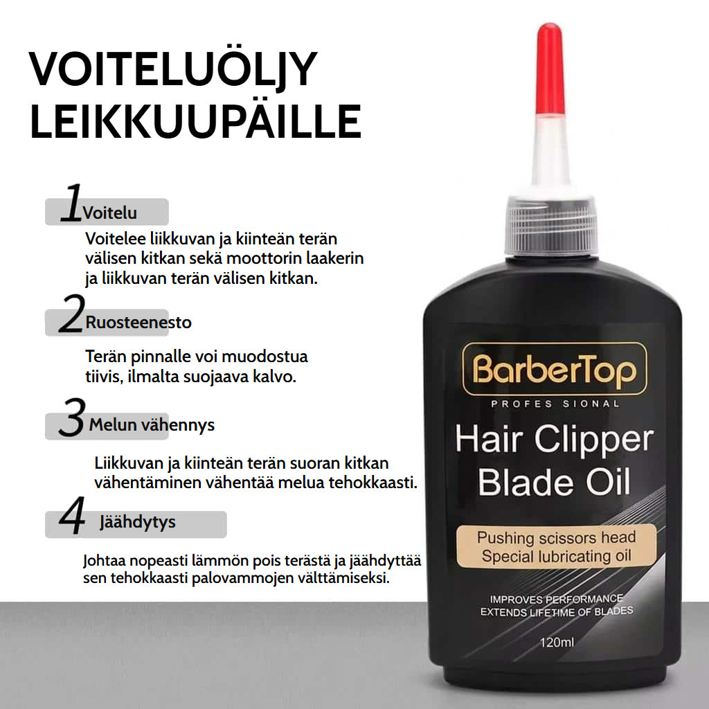 Voiteluöljy trimmerin terille, 120 ml