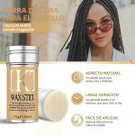 Stick de cera hidratante para el pelo con cera de abeja y aceite de aguacate