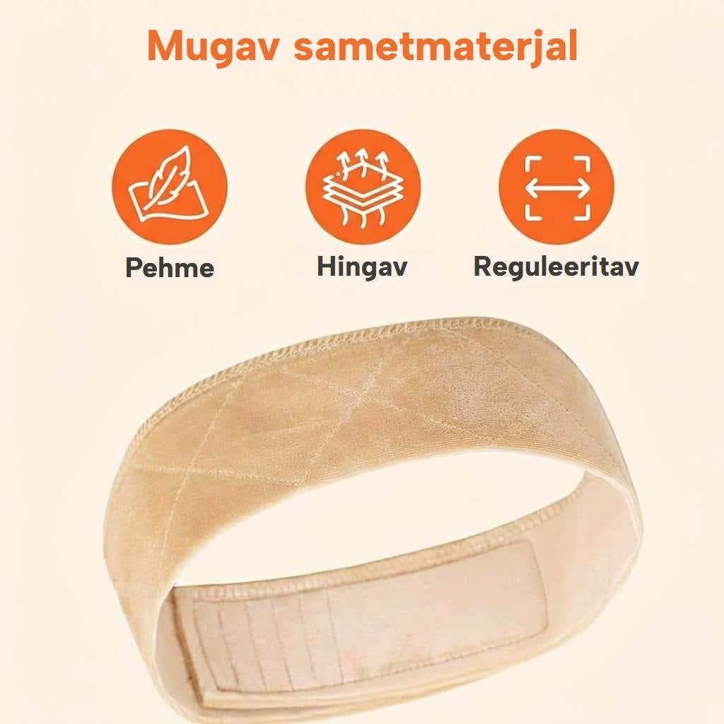 Libisemiskindel parukapael reguleeritava takjakinnisega