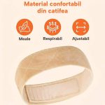 Bentiță antiderapantă pentru perucă cu velcro reglabil
