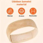 Protizdrsni trak za lasuljo z nastavljivim ježkom