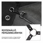 Pamutvászon borbélykötény állítható keresztpánttal