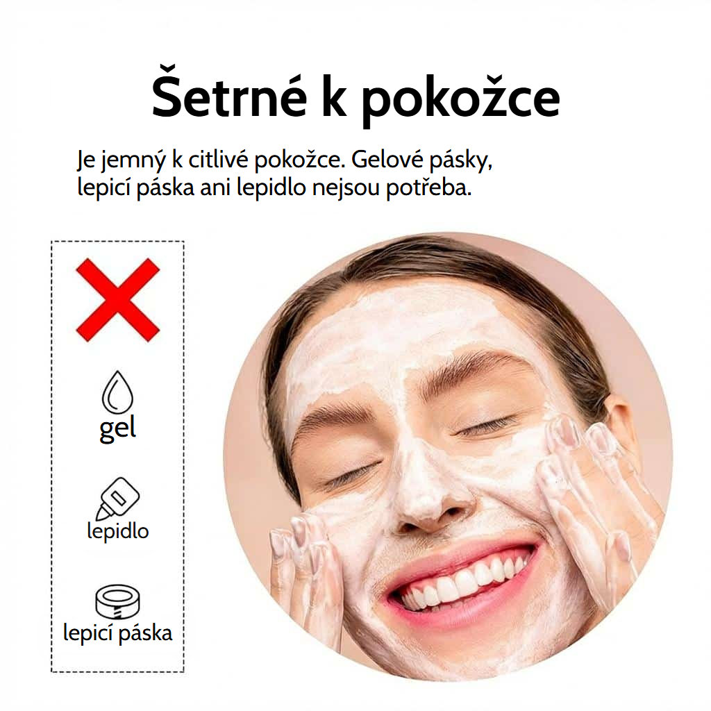 Protiskluzová čelenka pod paruku s nastavitelným suchým zipem