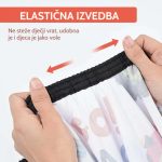 Vodootporni antistatični dječji frizerski ogrtač s motivima