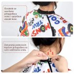 Vodootporni antistatični dječji frizerski ogrtač s motivima