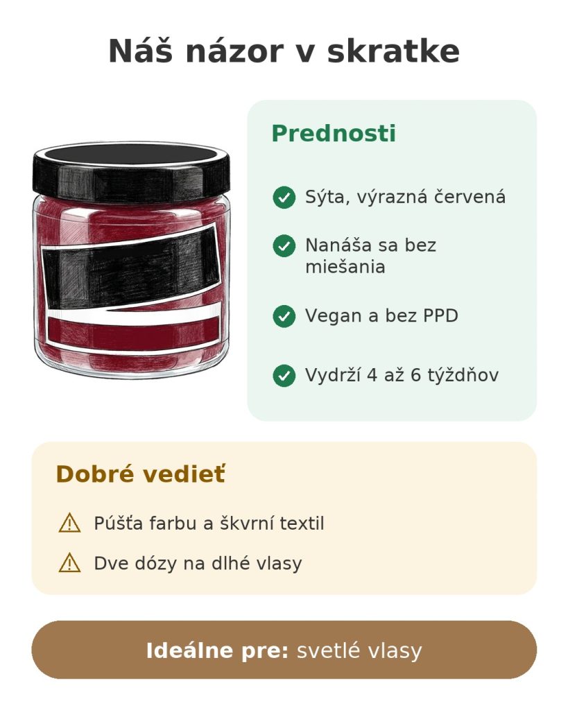 Náš názor v skratke na farbu Manic Panic Vampire Red