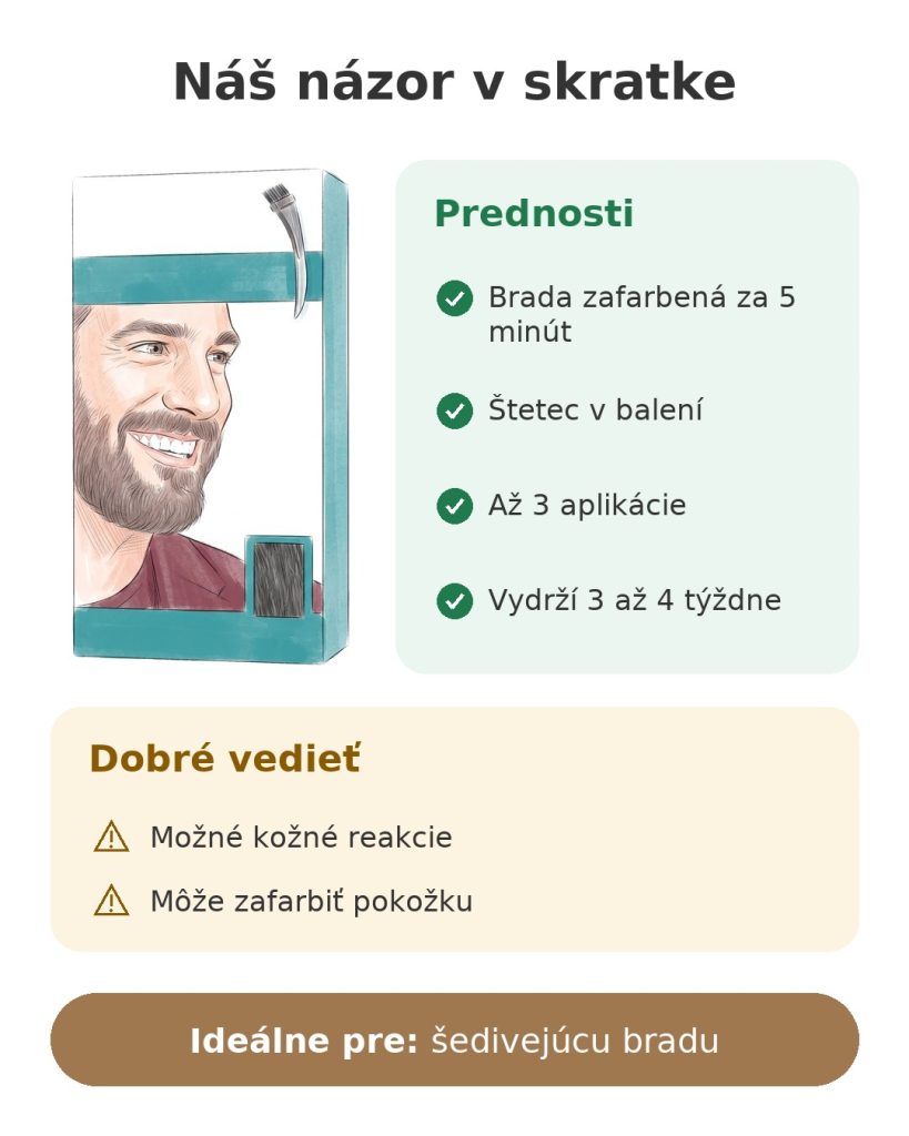 Náš názor v skratke na farbu na bradu pre mužov