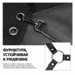 Фартук барбера из хлопкового полотна с регулируемыми перекрестными лямками