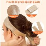 Antislip pruikenband met verstelbaar klittenband