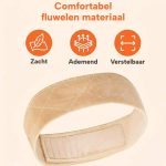 Antislip pruikenband met verstelbaar klittenband