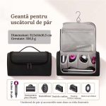 Geantă de depozitare pentru uscătorul de păr și uneltele de coafat - Negru