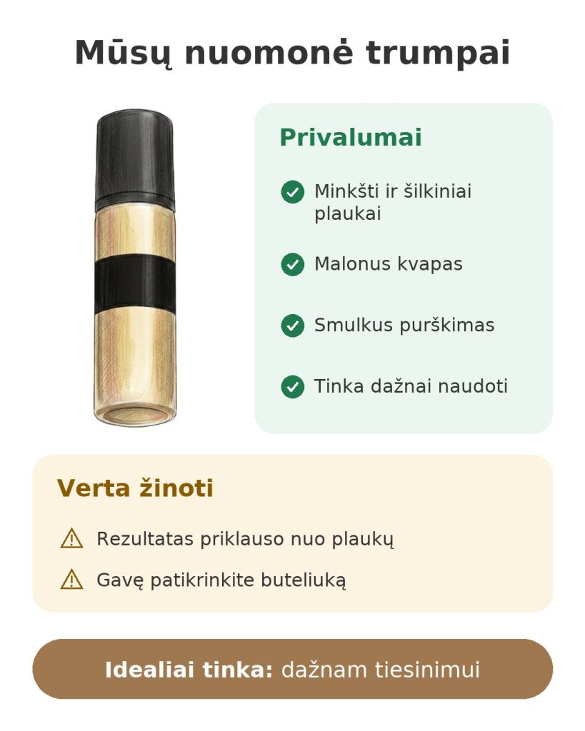 Mūsų nuomonė trumpai apie ghd purškiklį plaukų tiesinimui: privalumai, ką žinoti ir idealus naudojimas