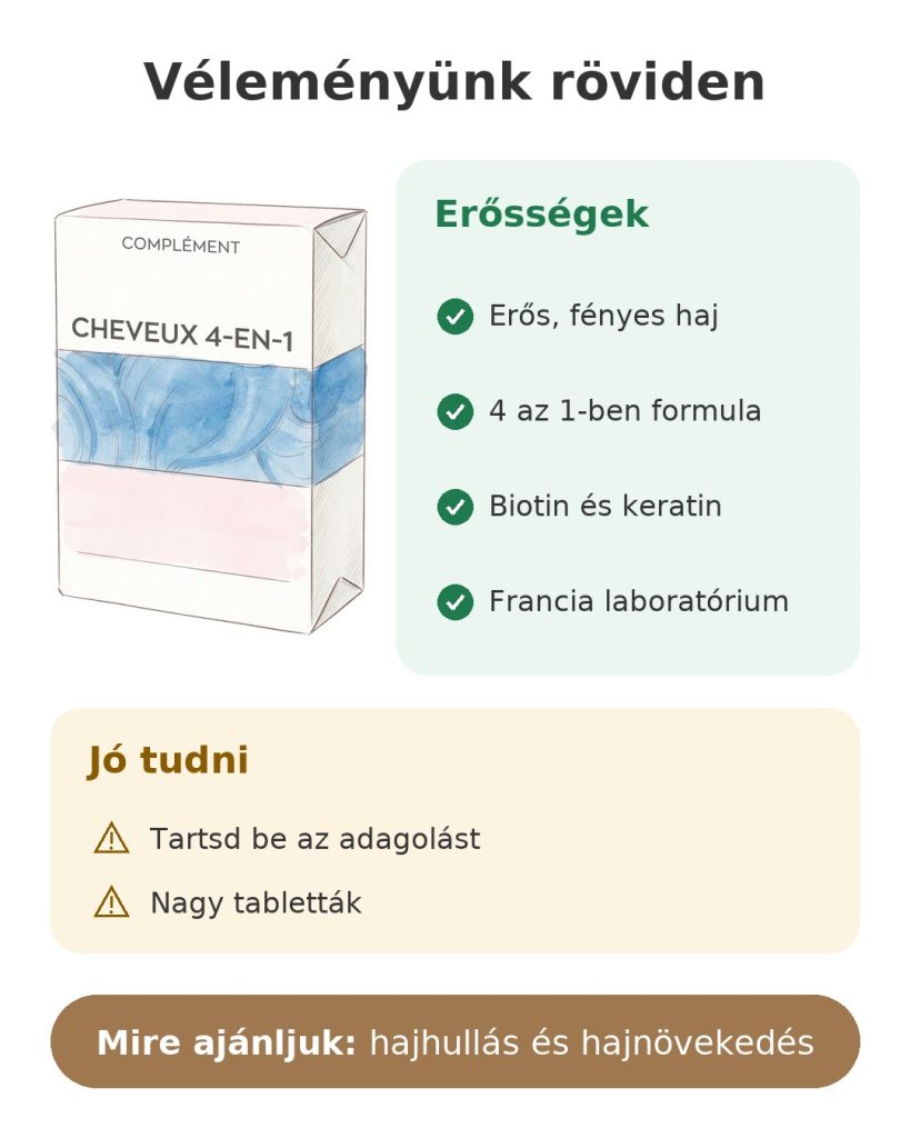 Granions Pro Keracys étrend-kiegészítő Véleményünk röviden: Granions Pro Keracys 4 az 1-ben hajvitamin étrend-kiegészítő