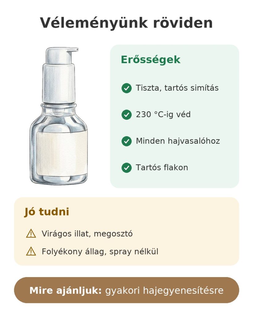 Véleményünk röviden: hajegyenesítő szérum Steampod – erősségek és tudnivalók