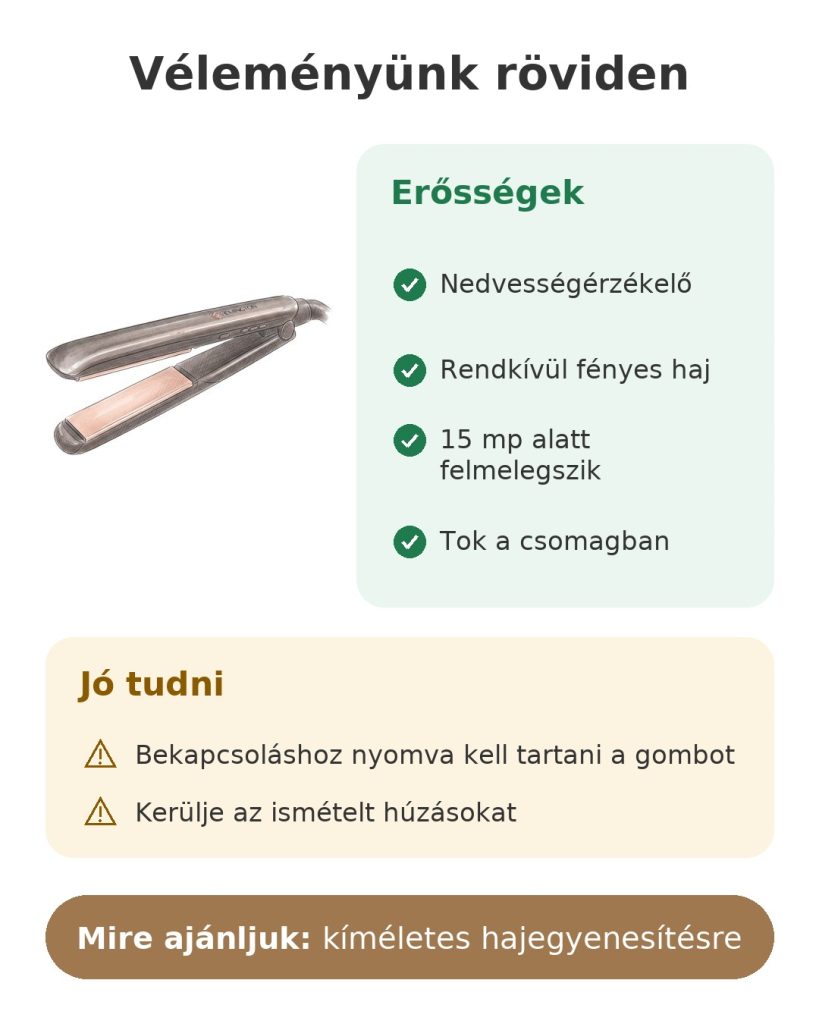 Véleményünk röviden: Remington Keratin Protect hajvasaló kíméletes hajegyenesítéshez