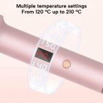 3-in-1 ceramic round heated brush with LCD screen