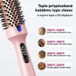 Termokefa na vyhladzovanie, kučerenie a objem s LED displejom